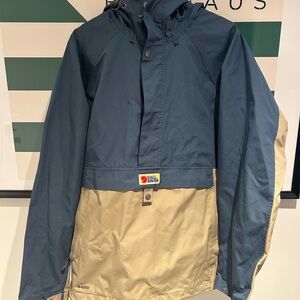 Fjallraven Blue and Tan Jacket